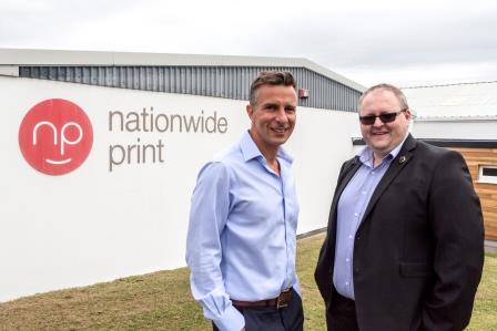 Julian Hocking from Nationwide Print with Steve Edwards from Superfast Business Cornwall - Compressed